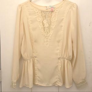 Elegant beige blouse